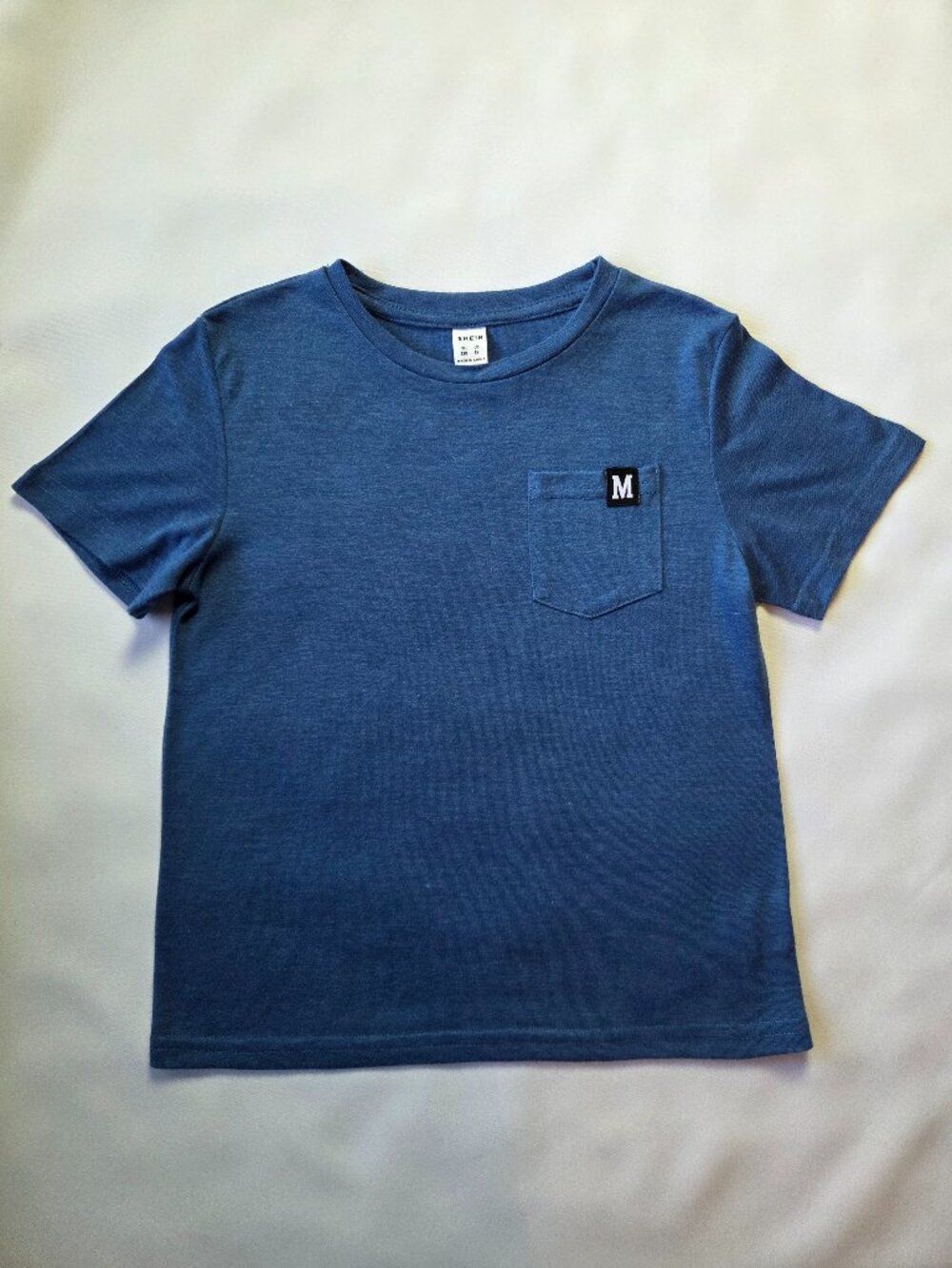 Shein Light Weight Boys T-Shirt(size 8Y)- Heather Blue